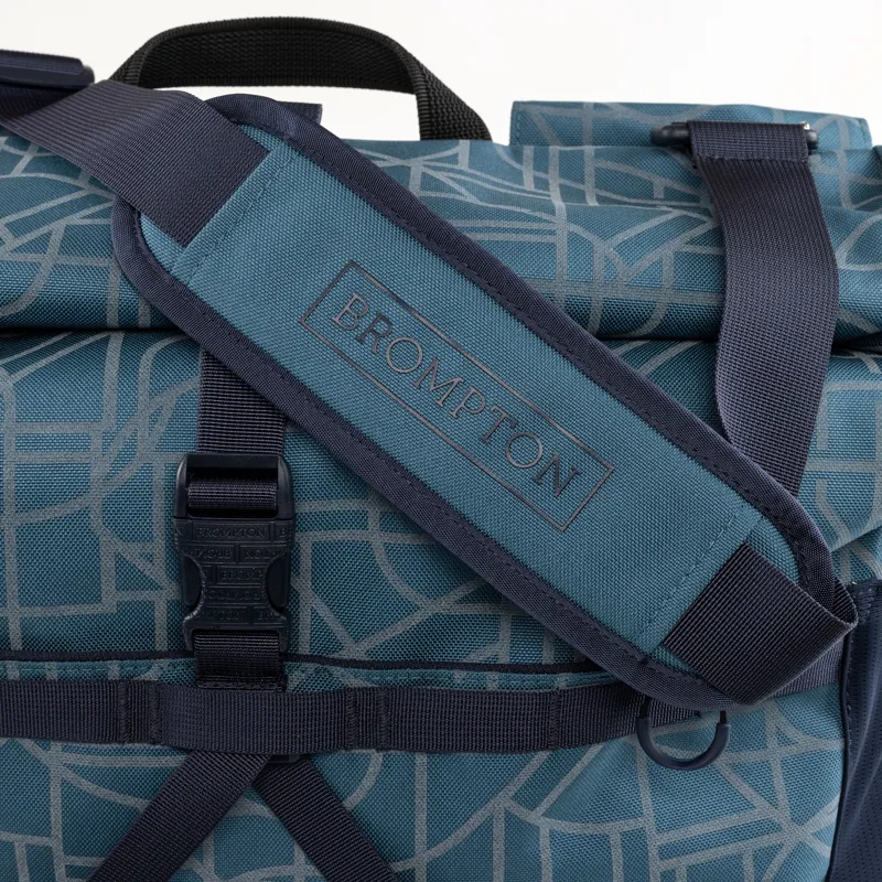 Brompton Bright Night Borough Bag in Dusk Blue Large 28L-4